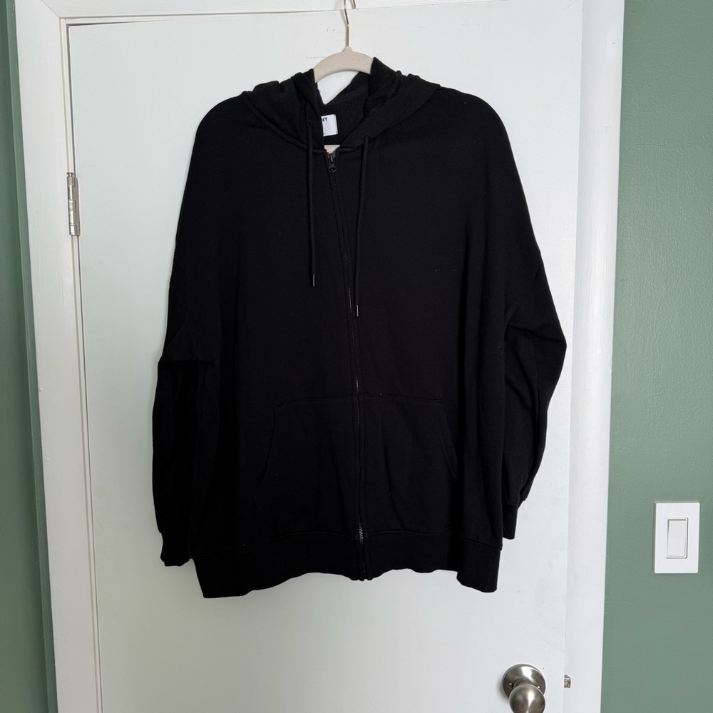 OLD NAVY BLACK HOODED SWEATSUIT